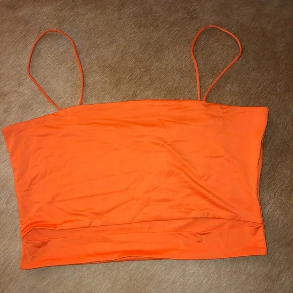 4/$20 2 Nwot Shein neon crop tops, pink is xs orange S - Picture 6 of 11
